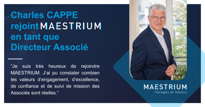 Charles CAPPE - Directeur Associé de MAESTRIUM