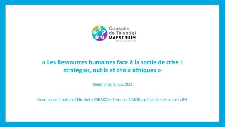 Conseils de Talents MAETRIUM