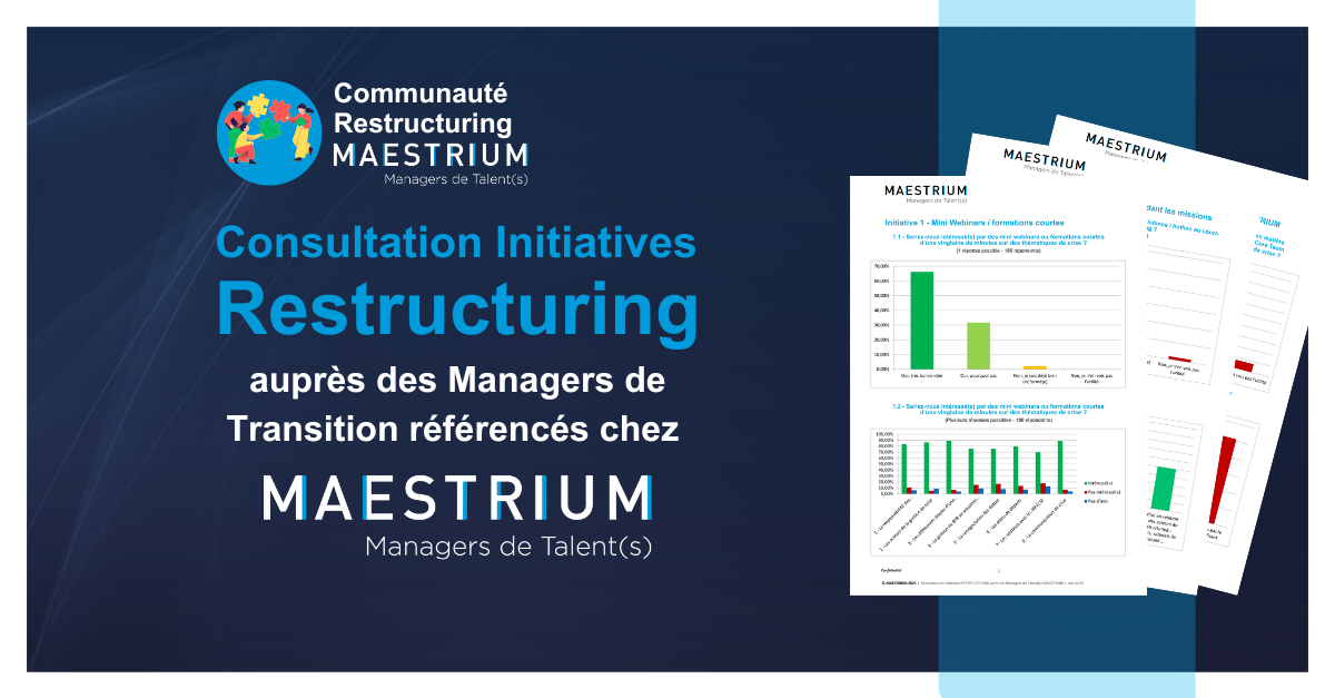 Consultation Initiatives Restructuring MAESTRIUM