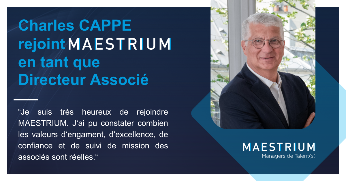 Charles CAPPE - Directeur Associé de MAESTRIUM
